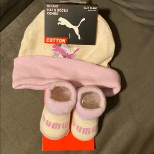 Puma Hat and Bootie set